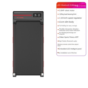 Nhỏ im lặng gấp Máy chạy bộ điện cho hộ gia đình tập thể dục nhà máy trực tiếp với khóa an toàn đi bộ xuyên biên giới cung cấp - Product Image 4