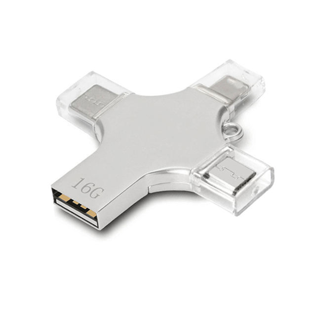 Migliore Chiavetta USB 3.0 4 In 1 In Metallo - Fortune Port - Foto 6
