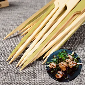 Manufactures BBQ Skewers Fruit Grilling Kanto Cooking Sticks Bamboo Sticks Teppo Skewers
