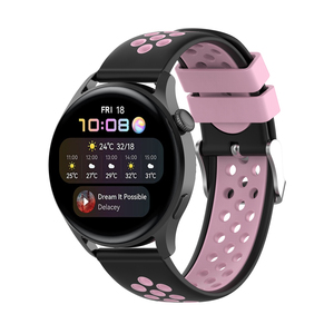 Tschick – Bracelet en Silicone 22mm pour <span class=keywords><strong>Galaxy</strong></span> Watch 3 46mm 42 Active 2 S3 pour Huawei Watch 3/3 pro - Product Image 6