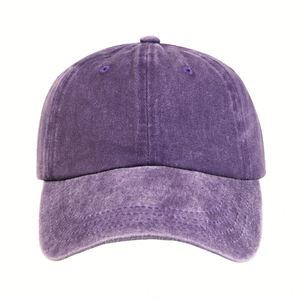 Sombrero de papá sin estructura personalizado al por mayor, gorras de béisbol lisas de color sólido para hombre, bordado en algodón lavado - Product Image 4