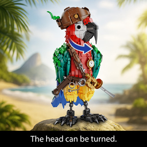 <span class=keywords><strong>Miyou</strong></span> 33110 Magic Hat Gerbera Parrot Mouse Jouet de construction éducatif DIY pour les enfants de 14 ans et plus en plastique ABS unisexe - Product Image 4