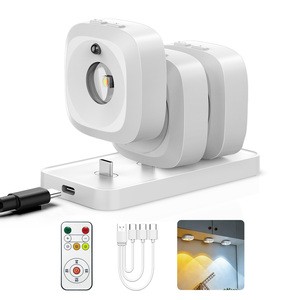 Under Cabinet <b>Light</b> <b>with</b> Charge Station, Rechargeable Magnetic Poster <b>Lights</b> <b>with</b> 3 Color Temperatures, Dimmable <b>Timer</b> LED <b>Light</b> - Product Image 6