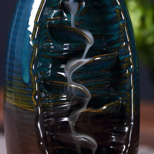 Home <strong>Back</strong> <strong>Flow</strong> <strong>Incense</strong> Holder <strong>Incense</strong> Ash Catcher, Ceramic Waterfall Backflow <strong>Incense</strong> <strong>Burner</strong> - Product Image 5