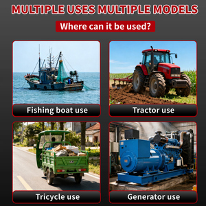 Su pompası tekne jeneratör için deniz ZR190 tek silindirli yoğuşmalı elektrikli dizel motor - Product Image 6