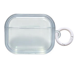 เหมาะสำหรับเคสป้องกันหูฟังแอปเปิ้ลแอร์พอดโปร 3 กรอบสีทึบโปร่งใส เคสหูฟังแบบนุ่มป้องกันการตกกระแทกแบบเต็มรูปแบบ - Product Image 4