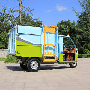 Manufaktur Profesional Wholesale Listrik Mini Sepeda Roda Tiga Sampah Sampah Koleksi Truk - Product Image 5