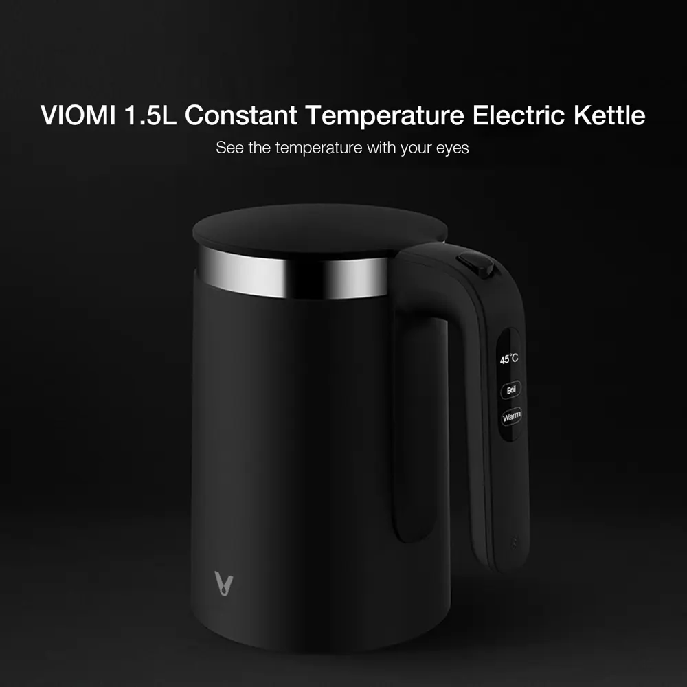New Product Xiaomi VIOMI PRO YM-K1503 1.5L 1800W Smart Constant Tmeperatue Electric Kettle Fast Boiling Thermal Water Kettle