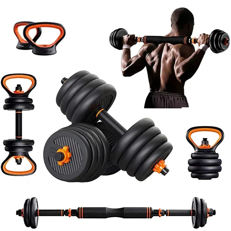 Ev Fitness ekipmanları ayarlanabilir ve aksesuarları 10 KG 15-20 KG 25 KG 30 KG 40 KG dambıl seti