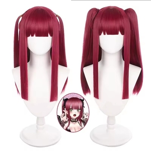 Perruque de cosplay Ainizi rouge foncé, version petit diable, pour Kitagawa Marin/Kuroe Shizuku de l'anime My Dress-Up Darling - Product Image 2