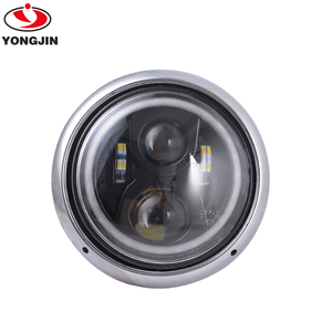 Negro LED faro Hi/Lo haz para K-awasaki Vulcano 1700 de 1600 de <span class=keywords><strong>la</strong></span> vivienda - Product Image 5