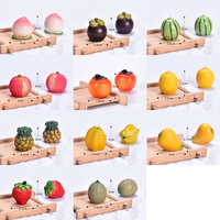 Miniature de simulation de fruits, modèle de jouet pour micro-paysage, accessoires de table de sable DIY, banane, raisin