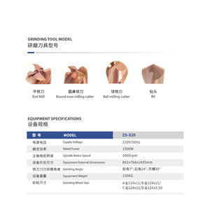 Automatische 380V-und 220-V-Schaftfräser Nach schärfer Schärf schleif maschine CNC-Schaft fräser für 2 3 4-Flöte - Product Image 5