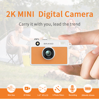Mini Cámara Digital DC35S 5MP 1080P 30FPS 68 °   Cámara de Bolsillo Gran Angular con Estuche Desmontable y Ranura para Tarjeta MicroSD