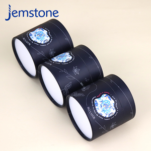 Paquet de boîte de conteneur de cylindre push up imprimé personnalisé emballage de tube de papier de thé de carton kraft alimentaire - Product Image 1