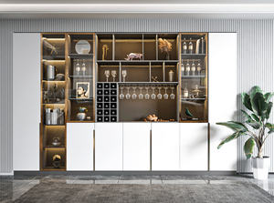 Buffet moderne en bois massif de luxe personnalisé pour les salons/salles à manger - Product Image 3