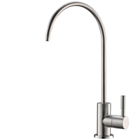 Robinet d'eau potable sans plomb en acier inoxydable Robinet de cuisine design moderne SUS304 Robinet de purificateur d'eau pour la cuisine