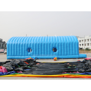 Thương Mại Big <span class=keywords><strong>Tunnel</strong></span> Tent Người Lớn Inflatable <span class=keywords><strong>Obstacle</strong></span> <span class=keywords><strong>Course</strong></span> Với Cones Trụ Cột Cho Màu Sắc Ngoài Trời Chạy Phiêu Lưu - Product Image 6