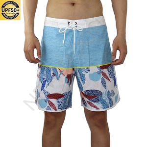 Custom Wholesale Side Panel Pattern Fabric Lightweight Four Way Stretch Panel Shorts Beach Shorts <b>Men</b> Swim <b>Trunks</b> Shorts - Product Image 5