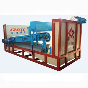 Wet type permanent magnetic separator for slurry liquid