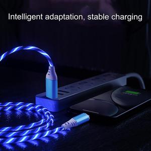Wfyear 2024 Sản phẩm mới RGB dần dần Shining Cáp đầy màu sắc LED Điện thoại Cáp dữ liệu với <span class=keywords><strong>USB</strong></span> 60 Wát cho điện thoại hành tinh - Product Image 5
