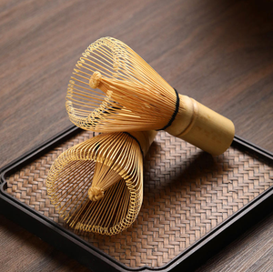 Vente en gros Fouet Chasen fait à la main de haute qualité en <span class=keywords><strong>bambou</strong></span> naturel Gravure au laser LOGO Thaïlande Fouet Matcha avec emballage - Product Image 5