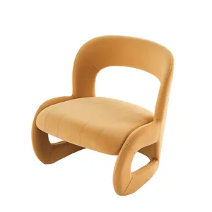 Nouveau design de meubles de salon de style moderne chaise en tissu fauteuil de loisirs chaise en vedette