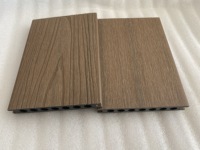 Planche de terrasse composite à bords carrés avec bordure arrondie, imperméable, pour escaliers, marches et patios extérieurs