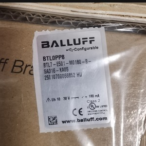 Sensor de Desplazamiento Balluff BTL7 S572 M2200 P S32 Tipo Barra Deslizante Rango Lineal de 1 mm Aplicación en Plantas de Energía - Product Image 1