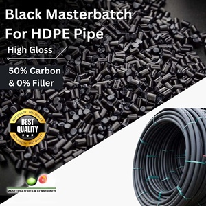 Masterbatch de color negro PP PE de alta concentración SY para plástico de grado de tubería - Product Image 2