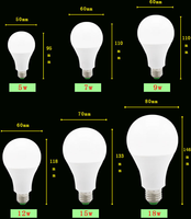 Ampoules LED résidentielles E27/E26 Corn Lights 5W-15W AC85-265V 6000K/3000K, CRI 90, économie d'énergie