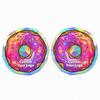 Sacs d'emballage de forme irrégulière 1g 3.5g, holographiques laser, en Mylar comestible, anti-odeur, pour bonbons, emballage plastique Mylar 1g