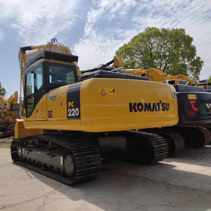 Excavadora Komatsu de oruga hidráulica de 22 toneladas usada en venta excavadoras originales PC220 KOMATSU 220 - Product Image 4