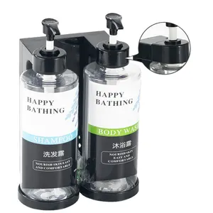 Hotel Wall-Mounted Shampoo Shower Gel Hand Liquid Bottled Homestay Bathroom 500ML Hole-Free Soap Dispenser