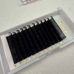 Bán Buôn 0.03 0.05 Khối Lượng Cá Nhân Eye Lash Mở Rộng Khay Tùy Chỉnh Matte Tối Màu Đen Cashmere Lông Mi Mở Rộng 17Mm Chiều Dài - Product Image 3