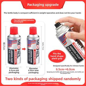 Mike Maigaoer, pintura en aerosol manual automática en blanco y negro mate para el cuidado del coche y muebles de Metal, pintura blanca plateada para muebles de coche - Product Image 2