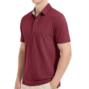 Chemises polo pour hommes à manches courtes, dernières tendances, pas chères, personnalisées, en coton, en tissu tricoté - Product Image 5