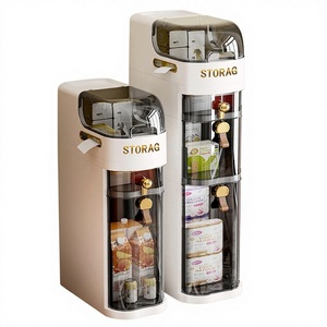 Meuble <span class=keywords><strong>de</strong></span> <span class=keywords><strong>rangement</strong></span> étroit pour <span class=keywords><strong>salle</strong></span> <span class=keywords><strong>de</strong></span> <span class=keywords><strong>bain</strong></span> avec tiroirs, tour <span class=keywords><strong>de</strong></span> <span class=keywords><strong>rangement</strong></span> pour espaces étroits, chariot roulant en plastique pour buanderie, cuisine - Product Image 1