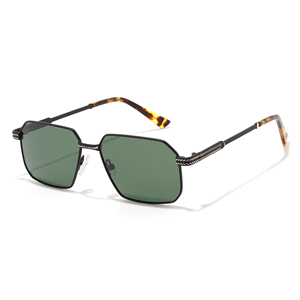 Lunettes de soleil personnalisées avec monture en métal, verres polarisés TAC, protection UV, monture intégrale, unisexe, pour les voyages et la plage - Product Image 4