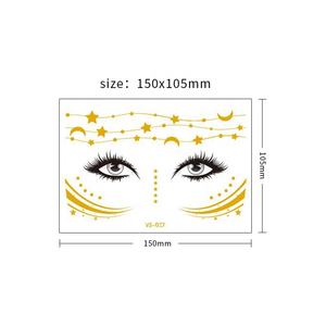 2023 New Face tatuaggi Sticker Butterfly Star Freckle Sticker Face Metallic <span class=keywords><strong>tatuaggio</strong></span> temporaneo <span class=keywords><strong>per</strong></span> donne ragazze - Product Image 5