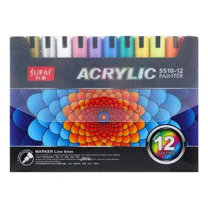 Marcadores de Impresión UV Jupai JP-5510, Borrables con Aire, Ecológicos, Inodoros, 60 Colores, Punta de Pincel de 1 mm, para Escribir en CD, Plástico - Product Image 6