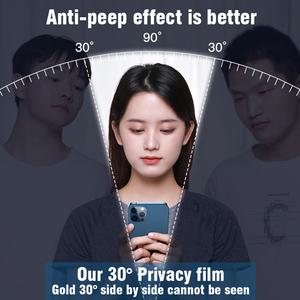 Protecteur d'écran <span class=keywords><strong>incassable</strong></span> de confidentialité pour <span class=keywords><strong>iPhone</strong></span> 16, Film de verre trempé 3D Anti-espion Installation facile PROTECTEUR DE VERRE DE TÉLÉPHONE - Product Image 2