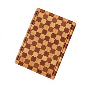 Planche à découper épaisse en bois d'acacia de qualité restaurant, planche à découper en bois de caoutchouc, planche à découper en bois de grain fin - Product Image 1