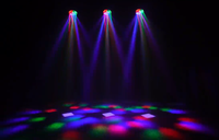 19 pièces 40W RGBW 4-en-1 LED Bee Eye Moving Head Light E27 Contrôle DMX512 Beam Wash CTO pour Scène, Événements et Concerts