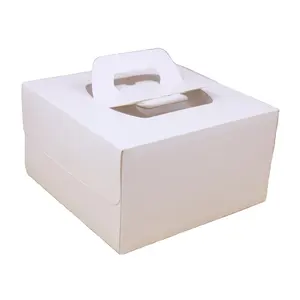 Whole Sale Customized Stylish Printed Cookie Luxury Takeaway Takeout Biscuit Cake Pastry Snack Bakery Paper Packaging Box