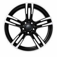 Vente chaude usine – Jantes en alliage moulé noir brillant AL 18-19 pouces 5x120 pour voitures de tourisme, ajustement précis pour modèles BMW populaires