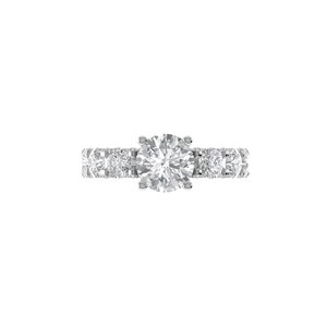 Bague en diamant de laboratoire taille ronde 6.25 US, en argent 925, or 9kt, 14kt, 18kt pour bijoux féminins - Product Image 2