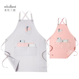 Delantal de chef de calidad superior a precio competitivo delantales tipo Correa desmontable para mujer - Product Image 2