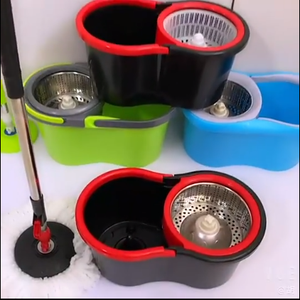 <span class=keywords><strong>Fregona</strong></span> de limpieza rotativa con cubo, <span class=keywords><strong>fregona</strong></span> rotativa mopa para el hogar, fácil de usar, mango telescópico de suelo 360, OEM personalizado, gran oferta - Product Image 5