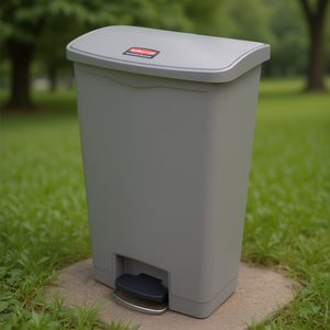 Cestino per Rifiuti con Pedale Rubbermaid 68 L Grigio per Uso Commerciale - Product Image 3
